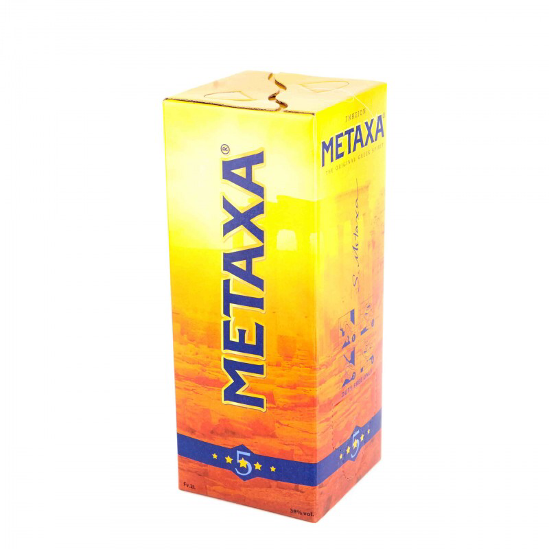 Бренди Метакса 2 литра (Metaxa 2л) в тетрапаке